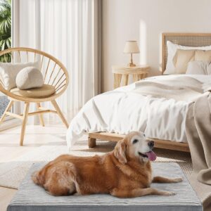 OhGeni 35 Inch Orthopedic Waterproof dog bed
