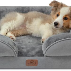 Bedsure Orthopedic Dog Bed for Medium Dogs